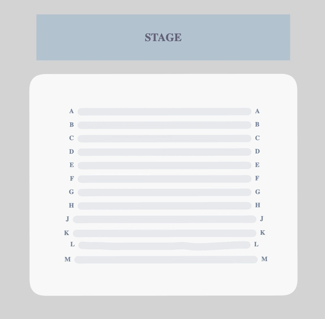 Atlantic Theater Company - Linda Gross Theater seating plan