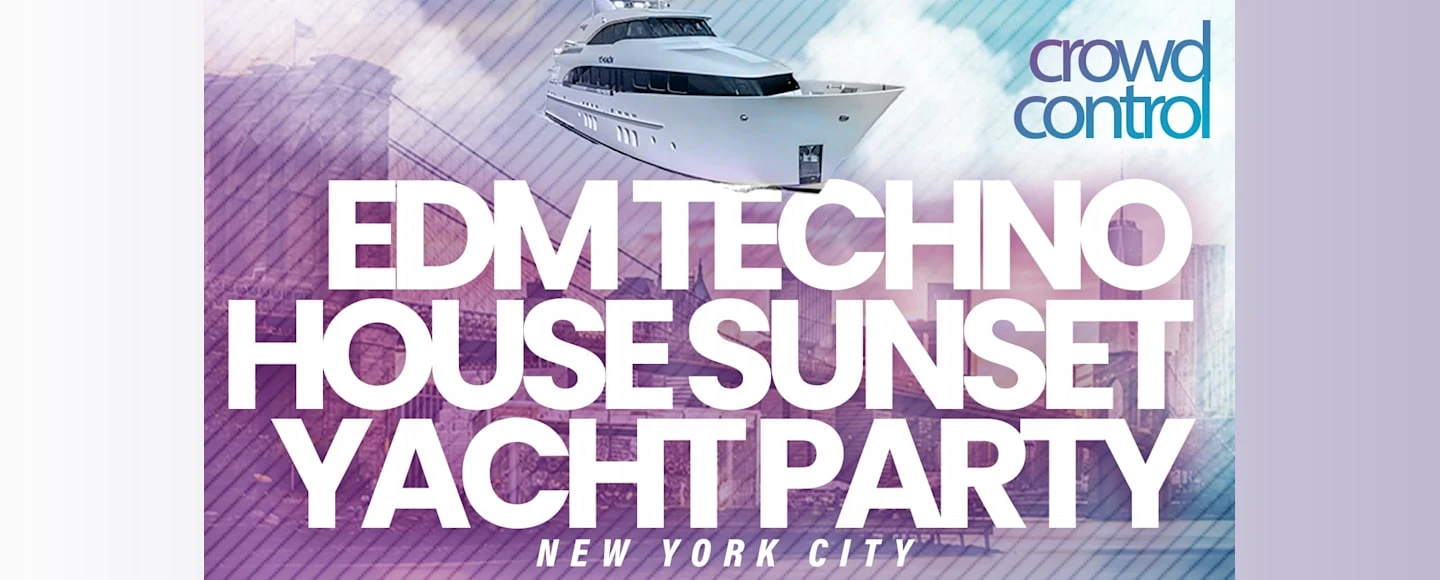 EDM Techno House NYC Sunset Yacht Party Cruise: What to expect - 1