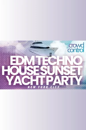 [Poster] EDM Techno House NYC Sunset Yacht Party Cruise 31810