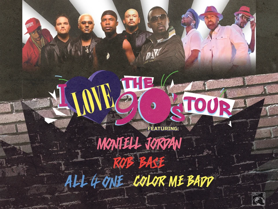 I Love The 90's Tour feat. Montell Jordan, All 4 One, Color Me Badd, Rob Base: What to expect - 2
