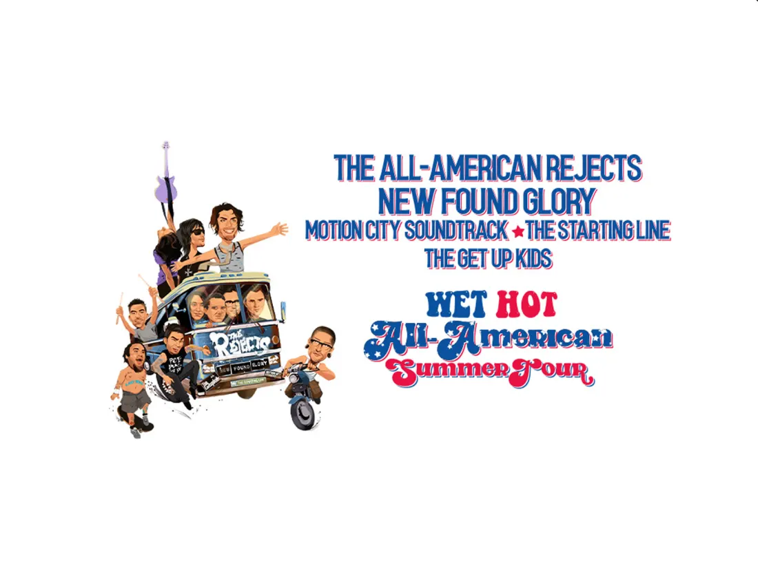 The All-American Rejects: "Wet Hot All-American Summer Tour"