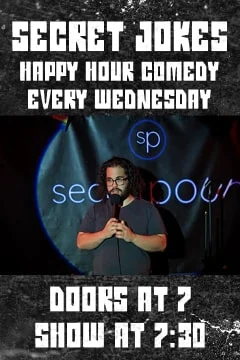 Secret Jokes (Happy Hour Comedy Speakeasy) Tickets