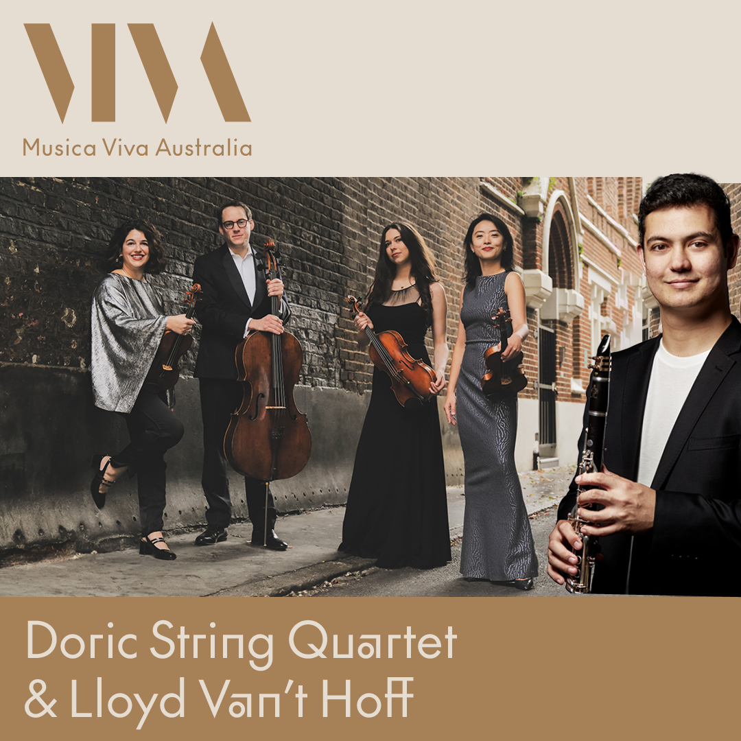 Doric String Quartet & Lloyd Van't Hoff presented by Musica Viva
