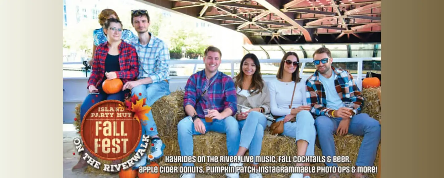 Island Party Hut's Fall Fest on The Riverwalk: Hayrides on the River & More