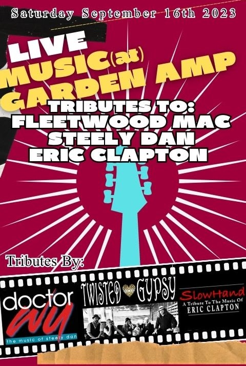 Fleetwood Mac, Steely Dan, Eric Clapton LIVE Tributes; Twisted Gypsy show poster