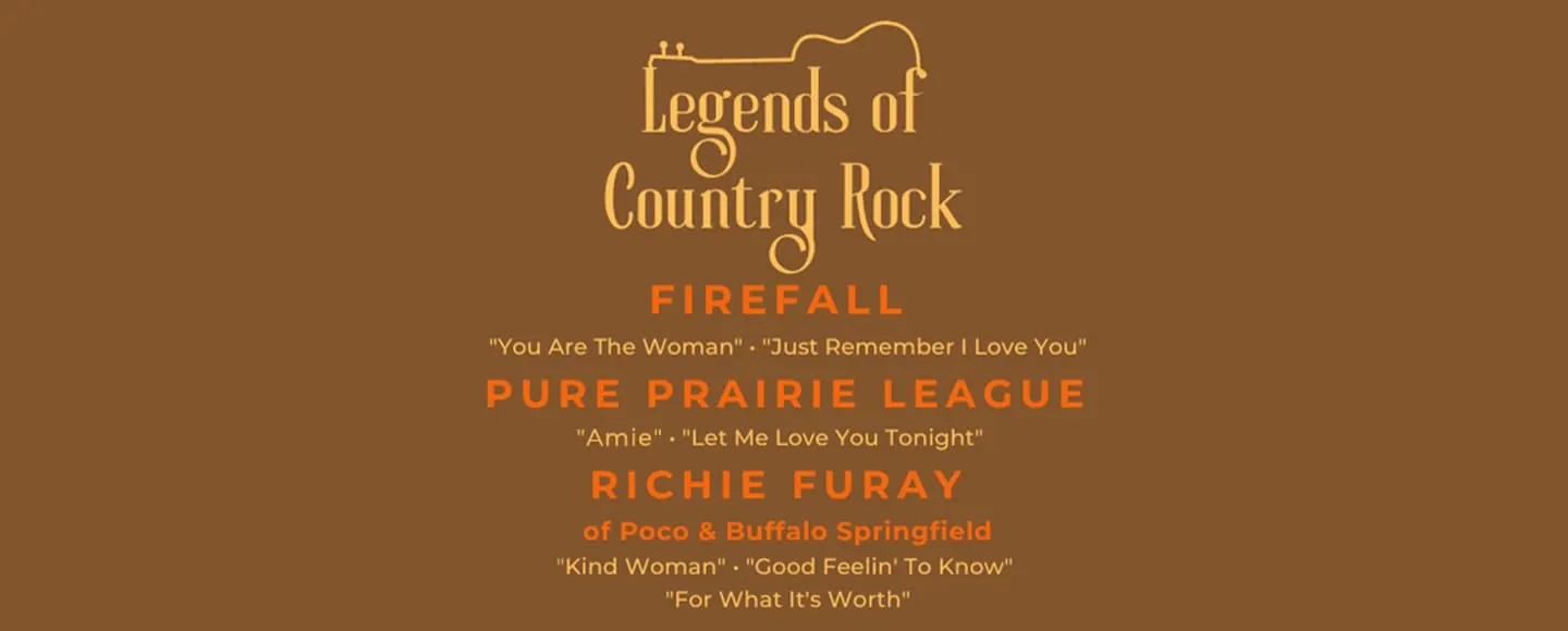 Legends of Country Rock: Firefall, Pure Prairie League and Richie Furay