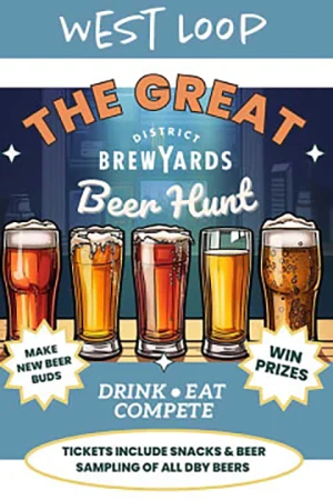 Beer Hunt at Brew Yards: Drink, Eat, Compete