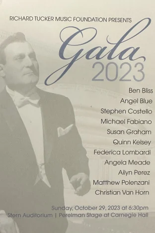 Richard Tucker Music Foundation Gala Concert 2023 Tickets