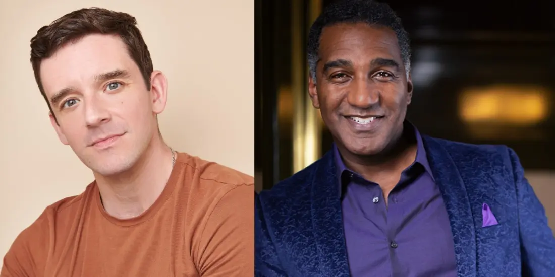 Photo credit: Michael Urie and Norm Lewis (Photos by Jenny Anderson and Peter Hurley respectively)