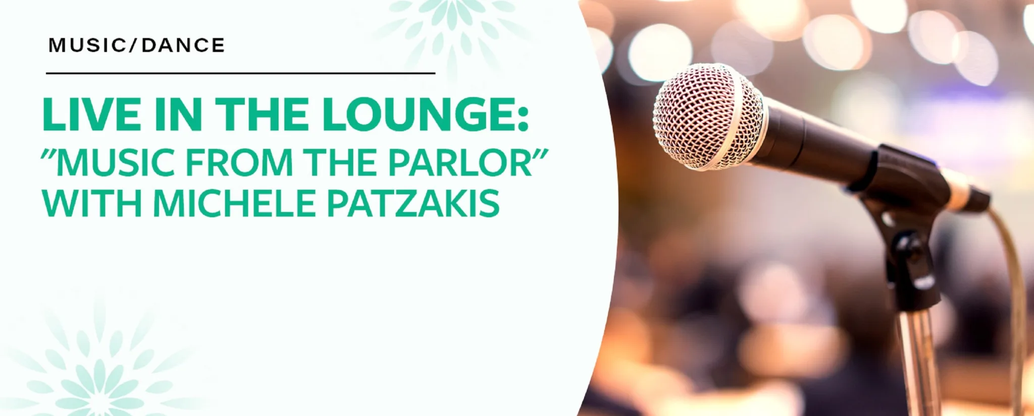 Live in the Lounge: Music from the Parlor with Michele Patzakis