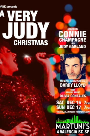 Connie Champagne as Judy Garland in A Very Judy Christmas with Barry Lloyd Tickets