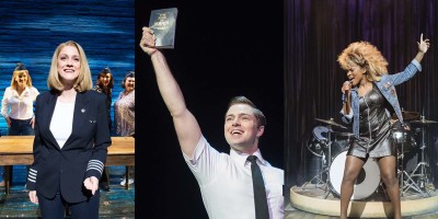 Photo credit: Come From Away, The Book of Mormon and Tina the Musical (Photos courtesy of Come From Away, The Book of Mormon and Tina the Musical)