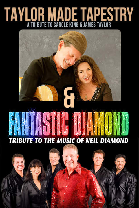 Tributes to James Taylor, Carole King & Neil Diamond show poster