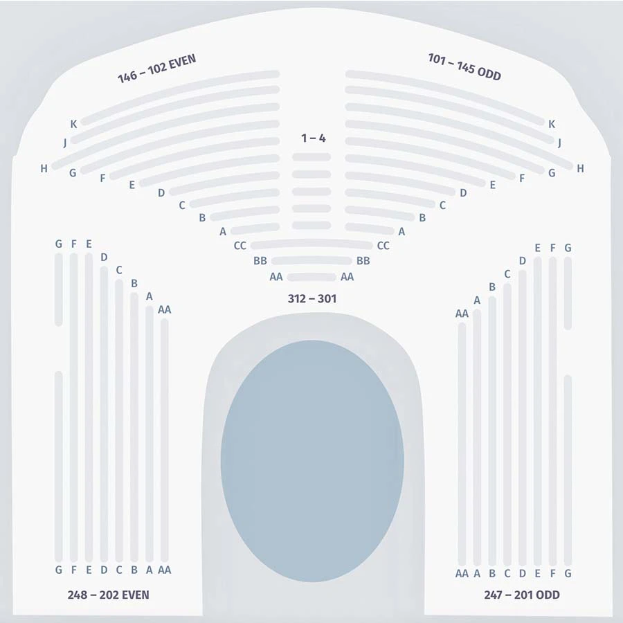 Circle in the Square Theatre seating plan