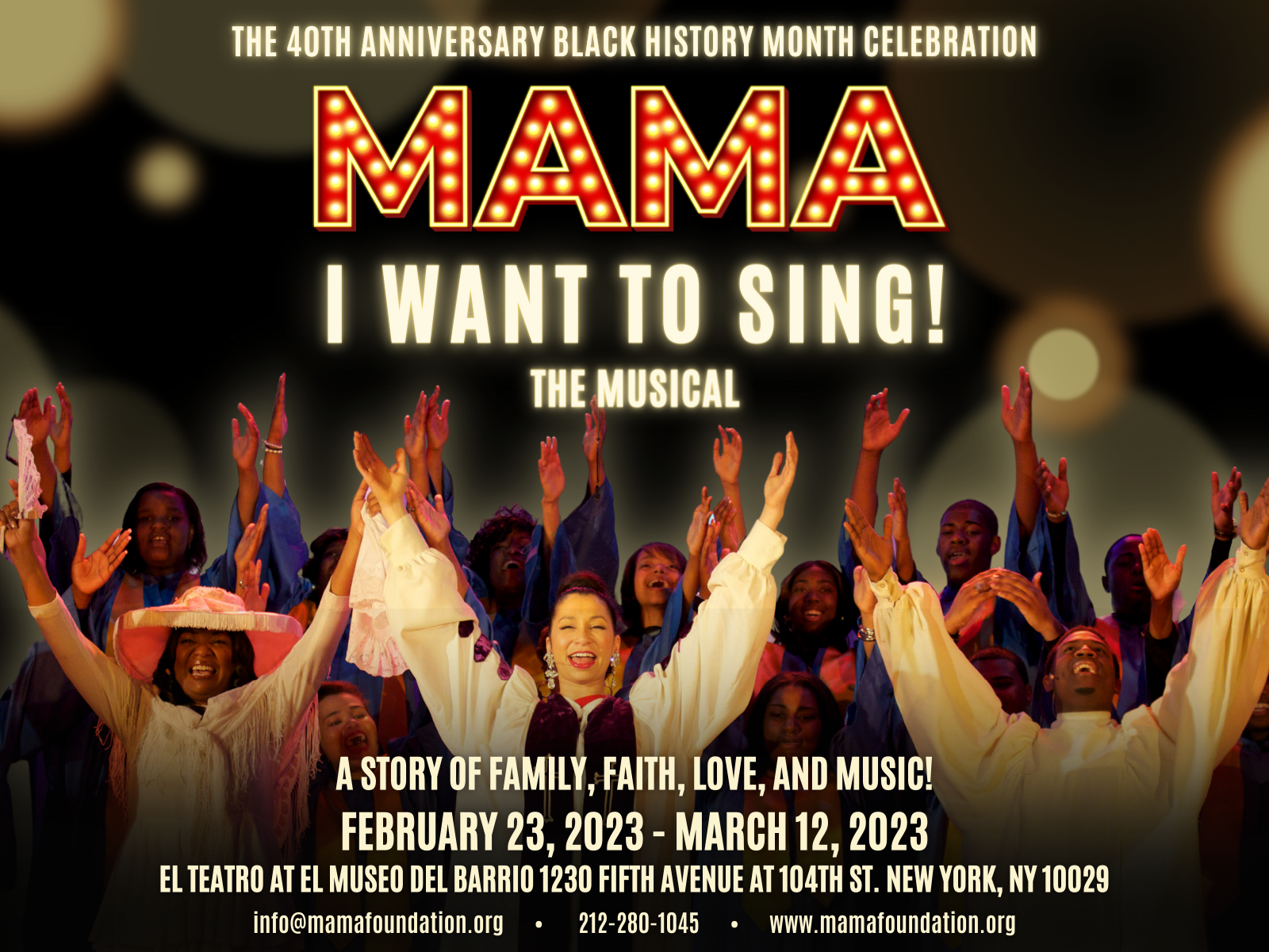 Mama, I Want to Sing!: What to expect - 1