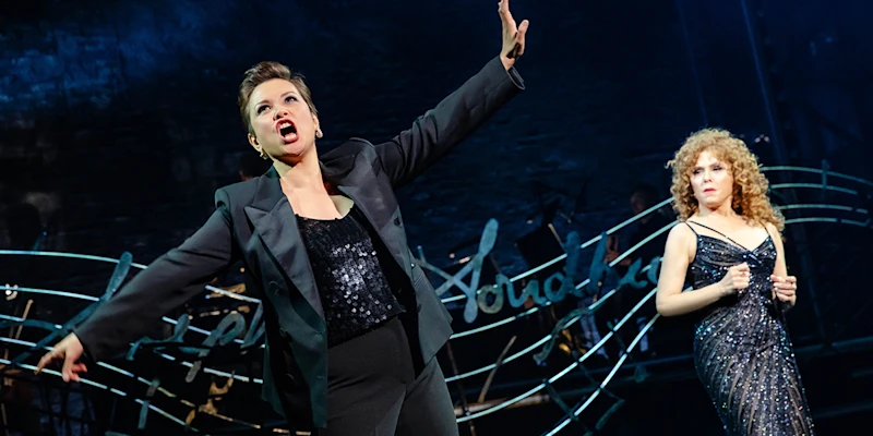 Bernadette Peters and Lea Salonga in Stephen Sondheim's Old Friends