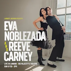 Eva Noblezada and Reeve Carney