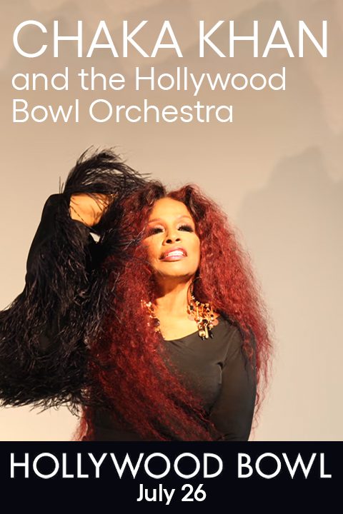 Chaka Khan with the Hollywood Bowl Orchestra show poster