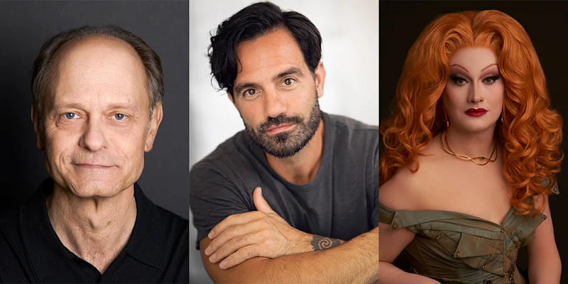 Ramin Karimloo, David Hyde Pierce, and Jinkx Monsoon in Pirates! The Penzance Musical