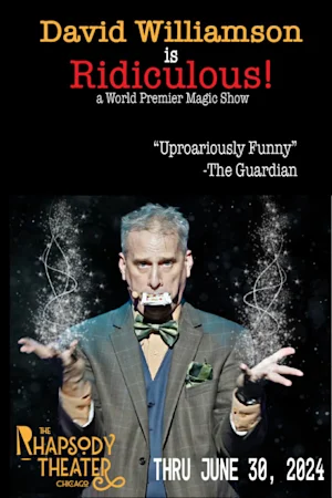 David Williamson in Ridiculous! Tickets