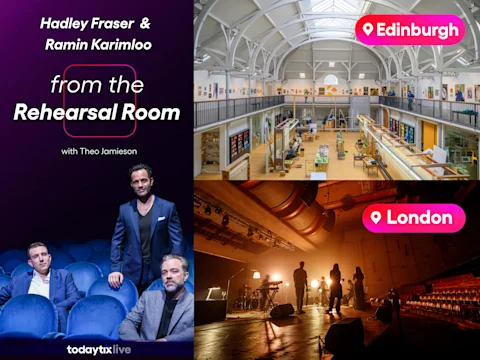 From the Rehearsal Room: Hackney – featuring Hadley Fraser & Ramin Karimloo: What to expect - 3