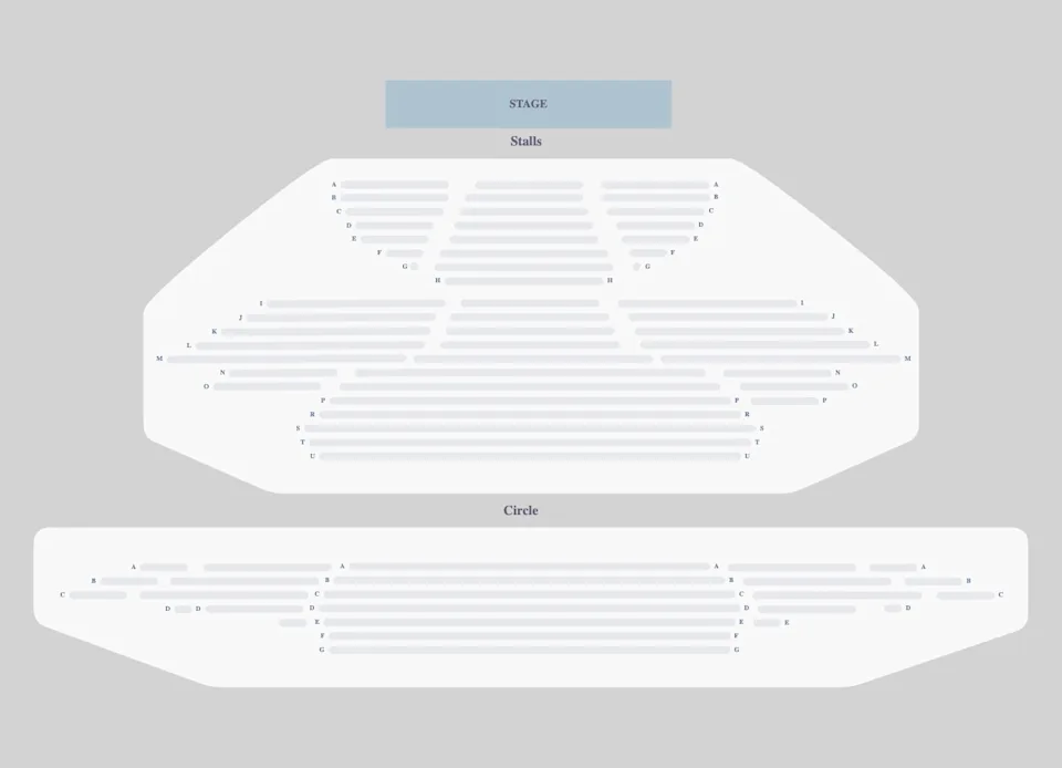 Seating plan for My Neighbour Totoro at Gillian Lynne Theatre