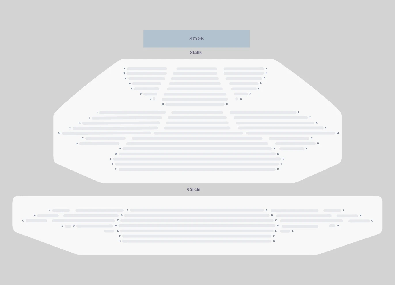 Gillian Lynne Theatre seating plan