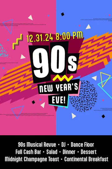 90's New Year's Eve tickets