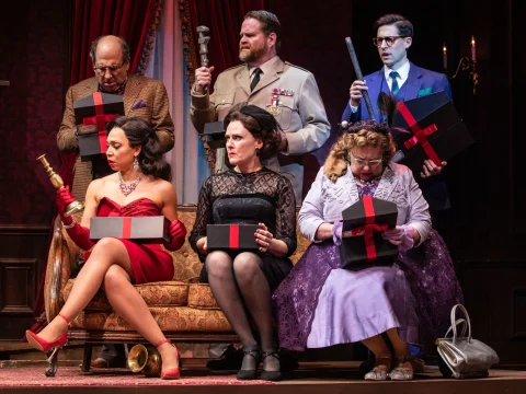 Production shot of Clue in Orange County