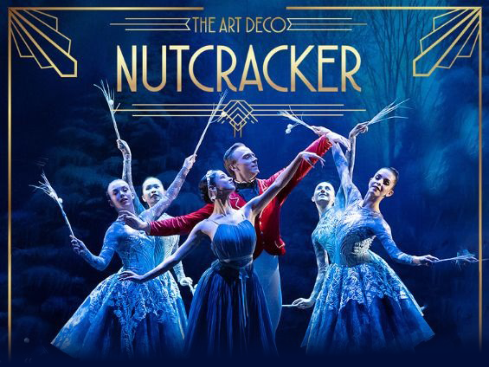Production photo of The Art Deco Nutcracker in Chicago.