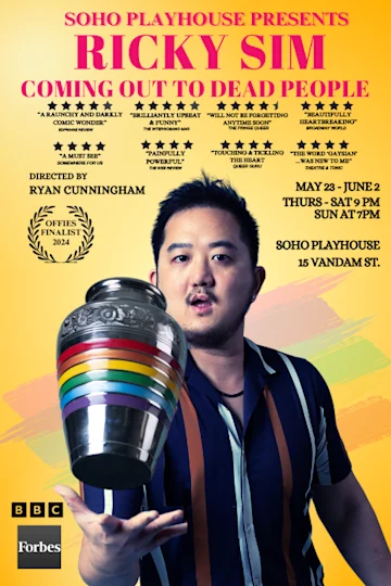 Ricky Sim: Coming Out to Dead People tickets