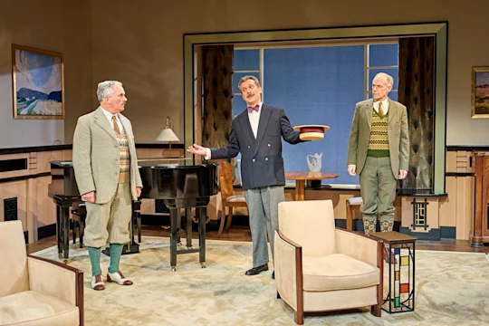 Christopher Hollis (Bill Banbury), Graham Vick (Maurice Duclos) and Richard Teverson (Fred Steroll) | Credit: Manuel Harlan