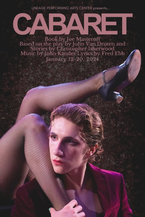 Cabaret show poster