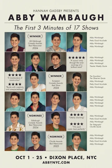 Abby Wambaugh: The First 3 Minutes of 17 Shows Tickets