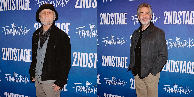 David Patrick Kelly (The Old Actor) and Kevin Del Aguila (The Man Who Dies)