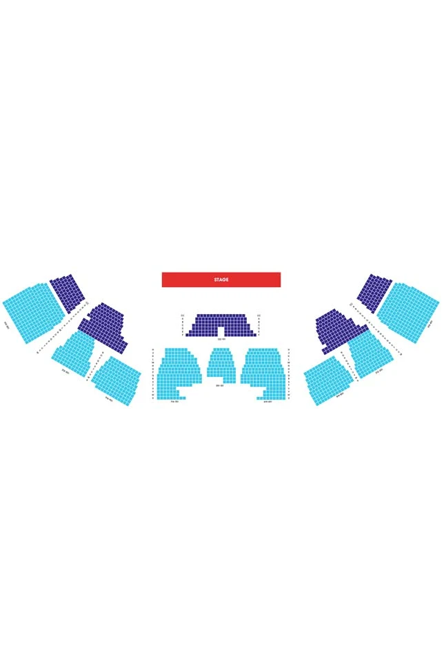 Delacorte Theater seating plan
