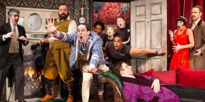 Photo credit: The Play That Goes Wrong (Photo by Jeremy Daniel)