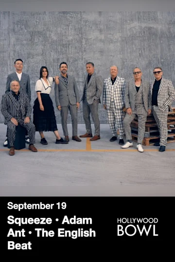 Squeeze • Adam Ant • The English Beat tickets