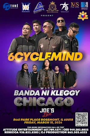 6CYCLEMIND with Banda ni Kleggy US Tour 2024 tickets