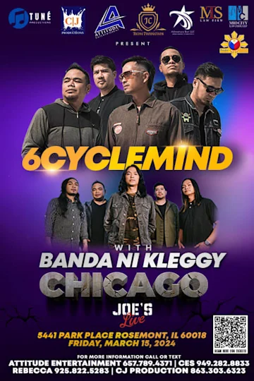 6CYCLEMIND with Banda ni Kleggy US Tour 2024 tickets