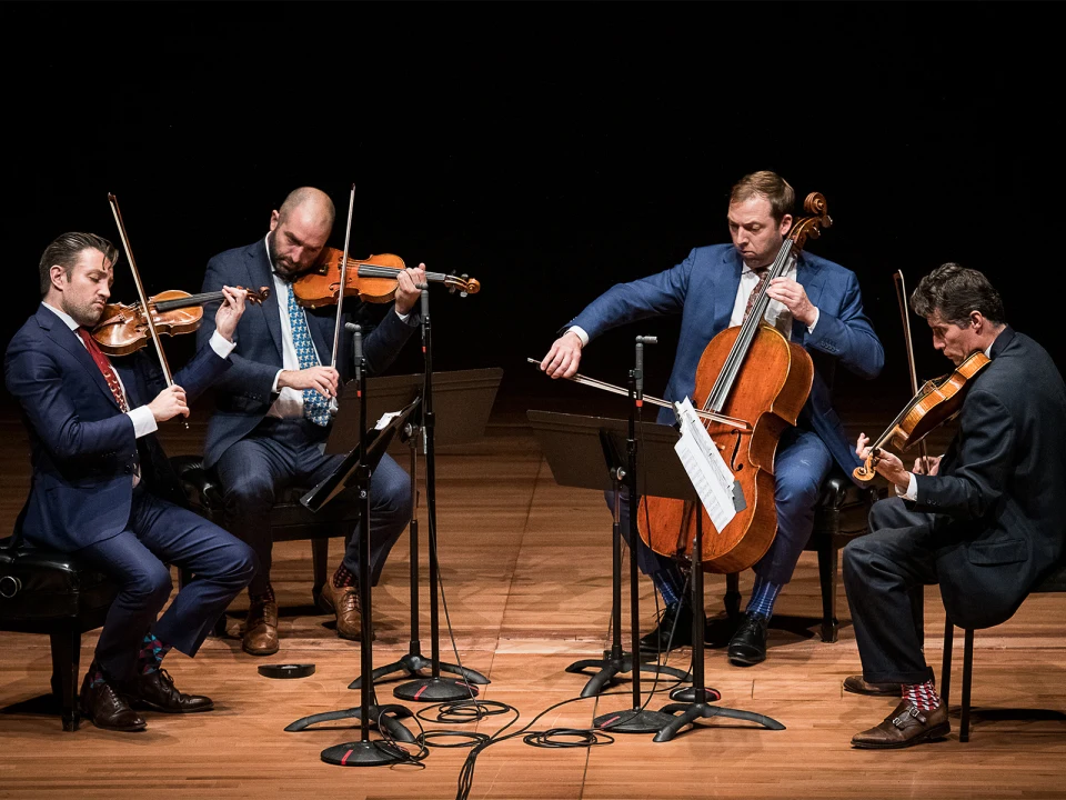 Production shot of The Chamber Music Society of Lincoln Center: Summer Evenings II in New York.