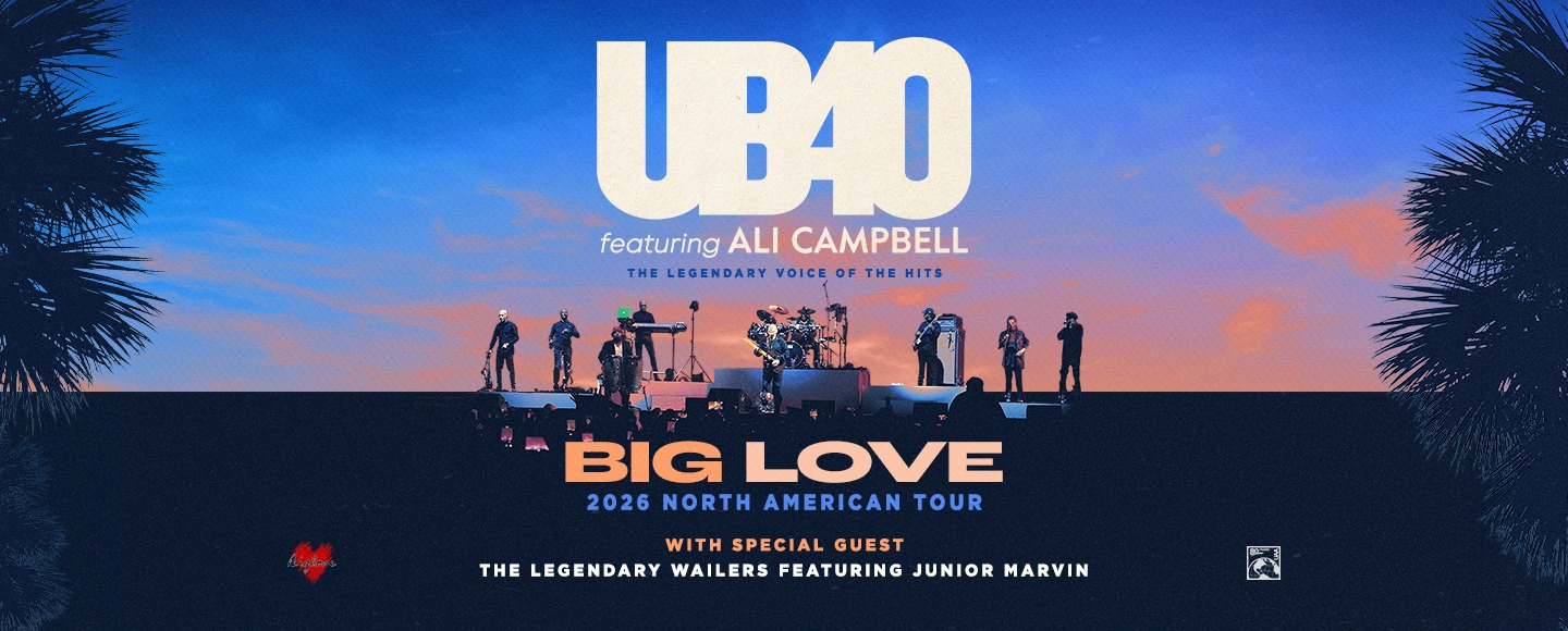 UB40-Featuring Ali Campbell with special guest the Legendary