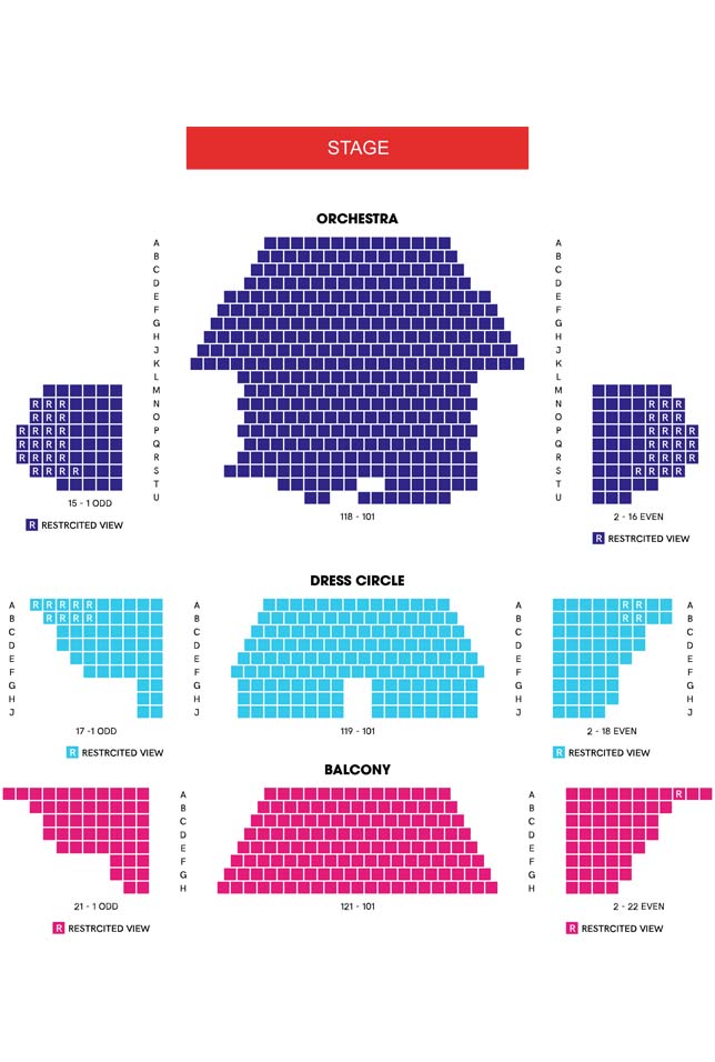 Hudson Theater Nyc Seating Chart