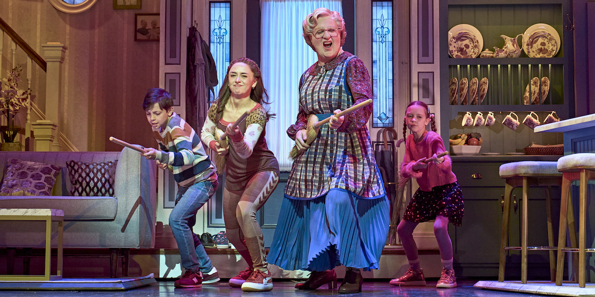 ‘Mrs Doubtfire’ review – this exuberantly inventive musical adaptation is a sizzling-hot ticket