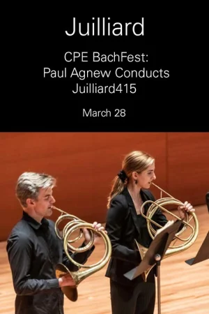 CPE BachFest: Paul Agnew Conducts Juilliard415