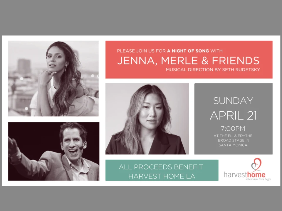 A Night of Song with Jenna, Merle & Friends to benefit Harvest Home LA: What to expect - 1