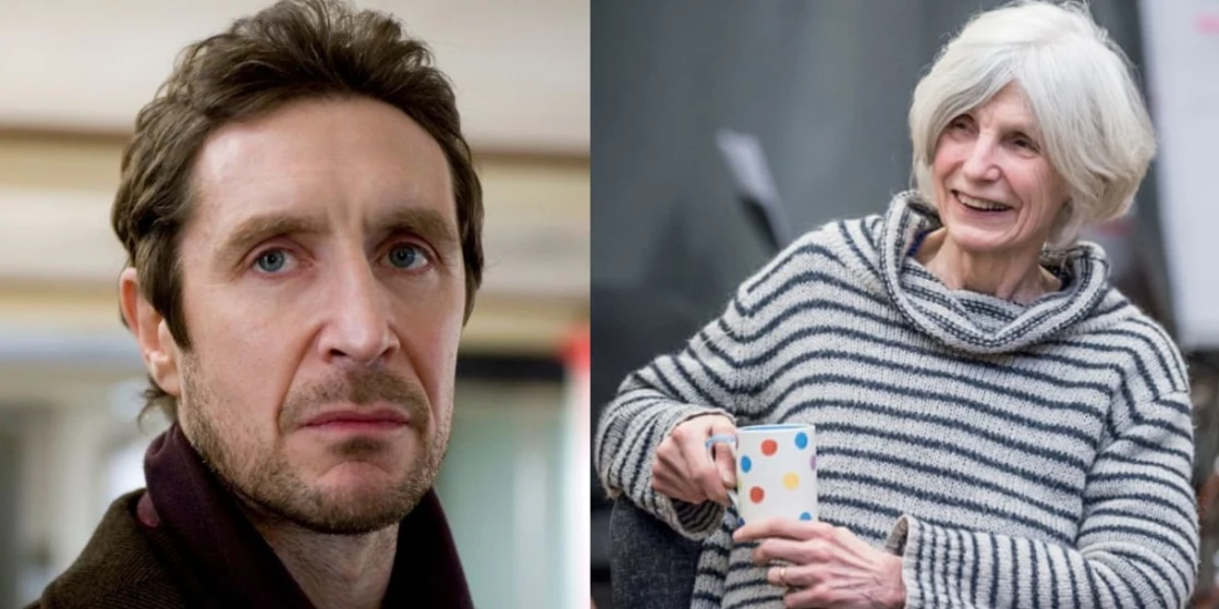 Photo credit: Paul McGann and Caryl Churchill (Photos courtesy of Chloe Nelkin Consulting and Marc Brenner respectively)