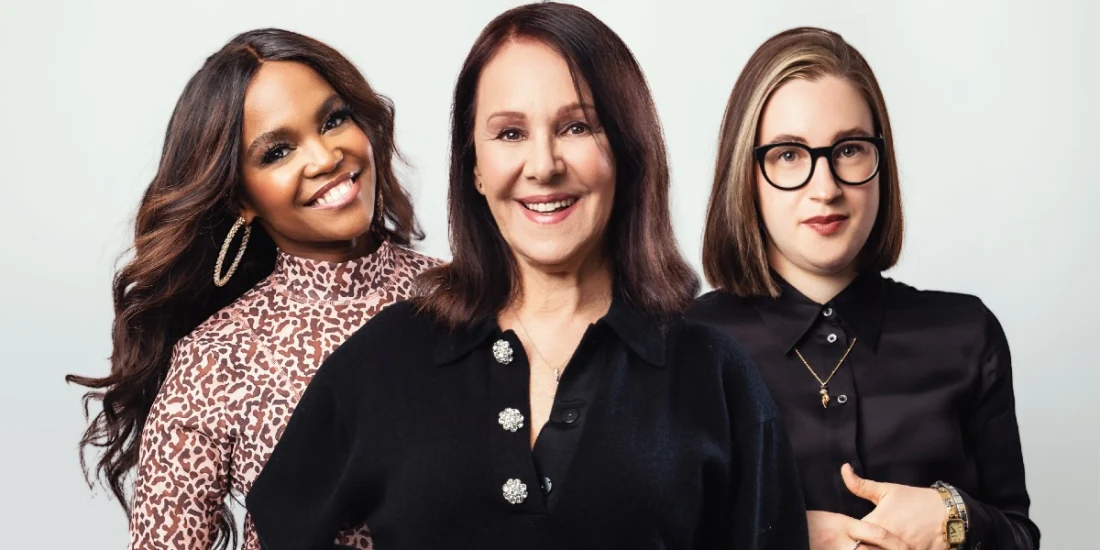 Photo credit: Oti Mabuse, Arlene Phillips and Gabriells Slade (Photo by Oliver Rosser)
