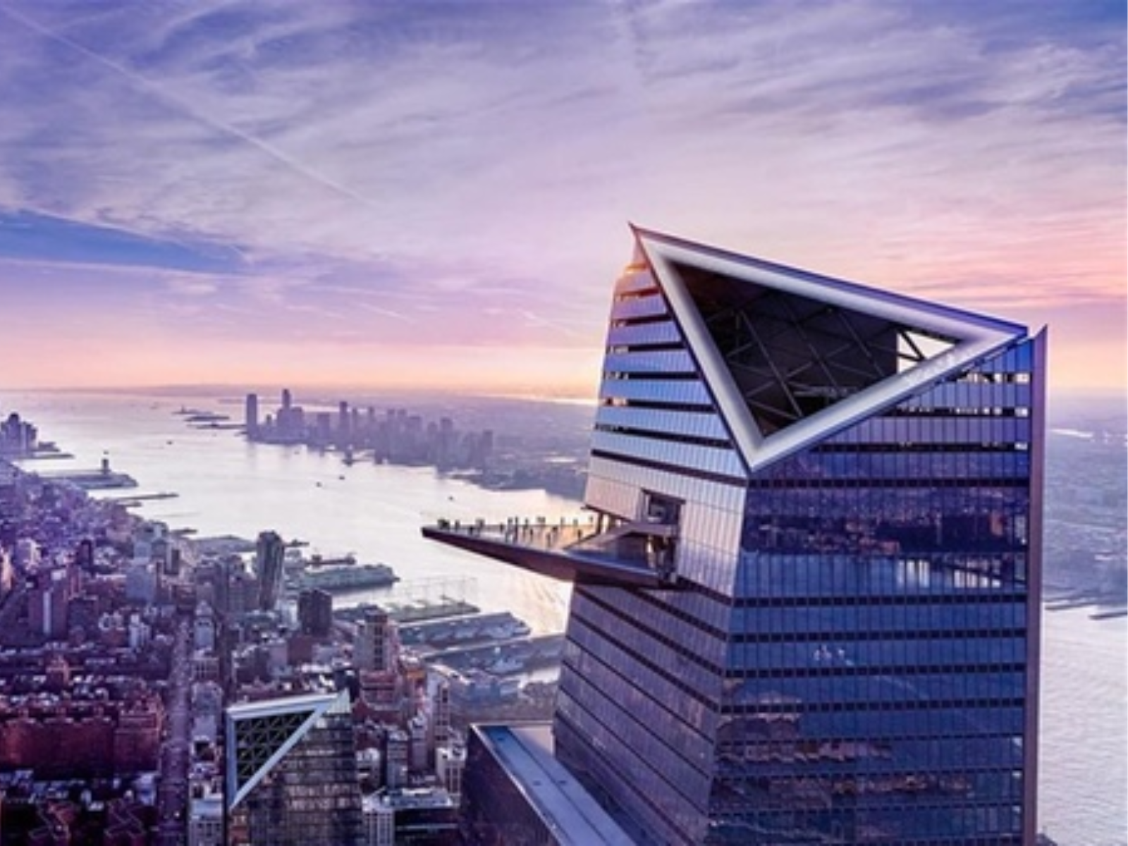 Photo of The Edge Observation Deck in New York.