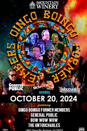 Oingo Boingo Former Members General Public, Bow Wow Wow, The Untouchables Tickets